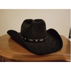 BAILEY XXXXXX BEAVER 6X Hombre&apos;s Black Cowboy Hat Size  7 5/8   eb-88482470